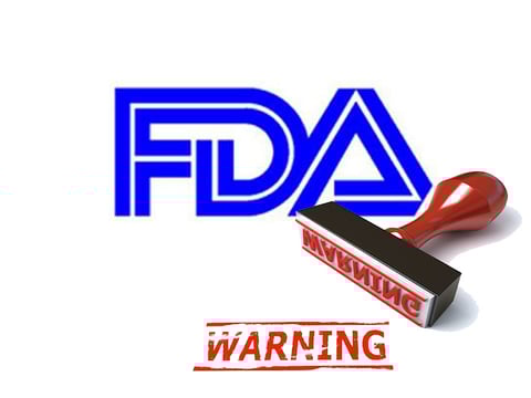 FDA warning stamp fda